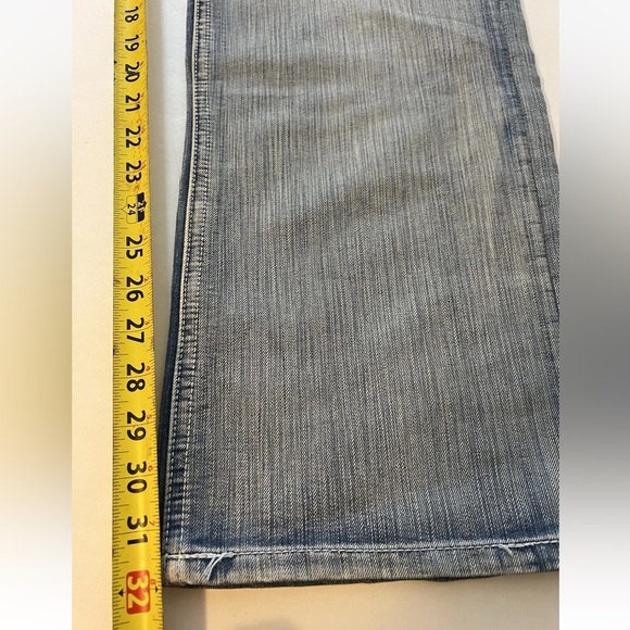 Halifax Jeans Mens 36x32 Blue Relaxed Flap Pocket Vintage Y2K Streetwear Denim - Picture 8 of 8